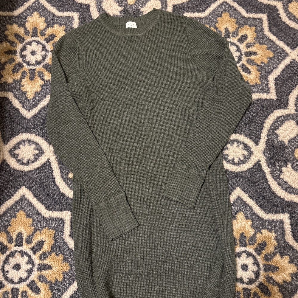 Olive sweater dress size small